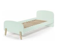Vipack Lit Simple Kiddy En Bois Laqu Et Brut Et Sommier 90x200cm Vert Menthe Vert