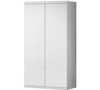 Vipack LARA Armoire 2 portes laqué blanc Blanc G