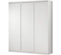 Vipack LARA Armoire 3 portes laqué blanc Blanc G
