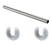 Vipack LARA barre de penderie pour armoire 2 portes Blanc