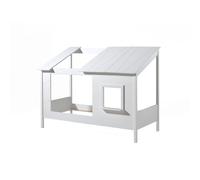 Vipack lio lit cabane 90x200cm + lit gigogne