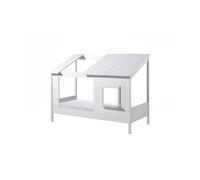 Vipack Lio Lit Cabane 90x200cm + Sommier + Matelas