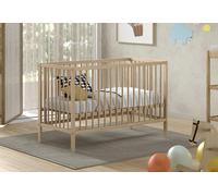 Vipack Lit bébé évolutif en bois de hêtre - Dino - DIBB6010