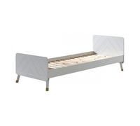 Vipack Lit Billy Blanc satin 90x200 cm