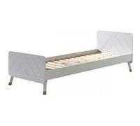 Vipack Lit Billy Blanc satin 90x200 cm