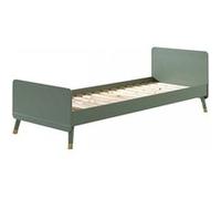 Vipack Lit Billy en bois 90 x 200 cm Vert olive pour enfant