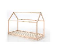 Vipack Lit enfant "Cabane" 90 x 200 cm pin naturel