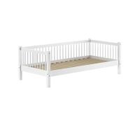 Vipack Lit Capitaine 90 X 200 Cm en Hêtre Blanc