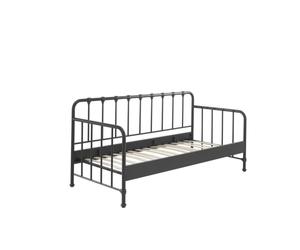 Vipack lit capitaine bronxx en métal 90x200cm avec sommier