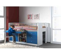 Vipack Lit Combiné Bureau en Bois Bonny 90 x 200 cm (7 Coloris) - BONHS9507
