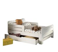 Vipack Lit évolutif pour enfant Jumper Blanc avec tiroir et matelas