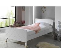 Vipack Lit Billy Blanc satin 90x200 cm