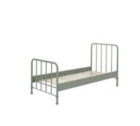VIPACK Bed, Metal, Green, 90 x 200 cm
