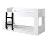 Lit superpose laque blanc