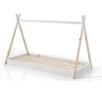 Vipack Lit enfant Tipi design 90 x 200 cm Blanc