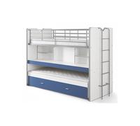 Vipack Lits Superposs Bonny 2 Couchages Compact 80 Bleu