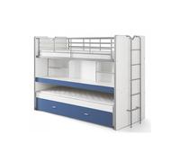 Vipack Vipack BONNY Compact80 Lits superposés 2 couchages Bleu Bleu