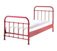 Vipack NEW YORK Lit en métal Rouge 90x200cm Rouge Rouge G