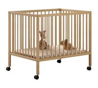 Vipack Parc pour bébé Dino | 95 x 75 cm | réglable | Bois de hêtre Massif