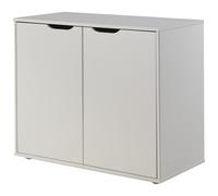 Commode 2 Portes Enfant "Pino" 86cm Blanc