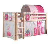 Vipack Lit compact Pino – Pin massif naturel – Princesse