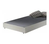 Vipack Pino Lit Gigogne Pin Massif Blanc 196 x 94 x 19,5 cm