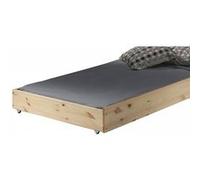 Vipack Pino Lit Gigogne Pin Massif Nature 196 x 94 x 19,5 cm