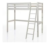 Vipack Lit mezzanine Pino PIMZ9014 en bois de pin 90 x 200 cm Blanc