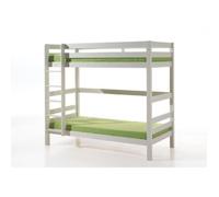Vipack - PINO Lit superposé 180cm + 2 tiroirs - 90x200 cm - Blanc