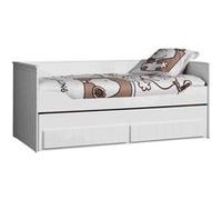 Vipack Robin Lit Capitaine 90x200 Avec 2 Tiroirs Et Lit Gigogne + 2 Etagres