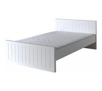 Vipack ROBIN Lit Simple 120x200 avec sommier Gris G