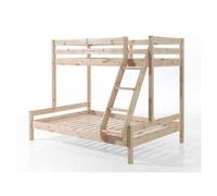 Vipack Lit Superposé Simple et Double en Bois de Pin Pino Martin - PISBMA10
