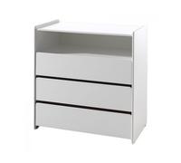 Vipack Commode 3 tiroirs + 1 niche en bois de pin Kiddy - KIKO2214