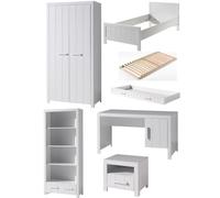 Chambre Complète Enfant 7P ""Erik"" Blanc