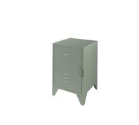 Vipack Chevet En Mtal Bronxx 1 Porte 1 Etagere 60x40x40cm Vert Olive Mat Vert