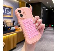 VIPAVA Coque Wave pour iPhone 17, 16, 15, 14, 13, 12, 11 Pro Max et Plus, Rose, avec Ventouse en Silicone Double Face. Compatible iPhone 17 Pro Max.