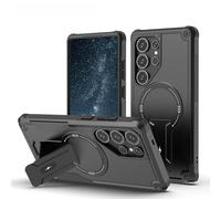 VIPAVA Étui de Protection magnétique Pliable avec Support pour Samsung S25 Ultra, S24 Plus, S26, A26, A16, A56, avec Chargeur sans Fil et Protection Antichoc, Noir, pour S26 Ultra