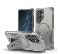 VIPAVA Étui de Protection magnétique Pliable avec Support pour Samsung S25 Ultra, S24 Plus, S26, A26, A16, A56, Support de Charge sans Fil, Antichoc, Gris, pour S24