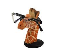 VIPbuy Support à lunettes en bois sculpté à la main en forme d'animal repose lunettes rigolo porte-lunettes enfant pour la maison, le bureau, la décoration cadeau (girafe)