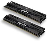 Viper 3 Black Mamba DDR3 1600 8GB (2x4Go) C9 Kit de Mémoire Haute Performance XMP 1.3 Noir PV38G160C9K