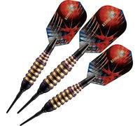 Viper Atomic Bee Purple Soft Tip Darts Fléchettes Unisexe, Violet, 16G US