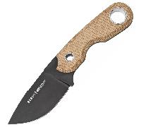 Viper BERUS1 Drop Point Black PVD M390, Natural Canvas Micarta, Kydex VT4012DCN