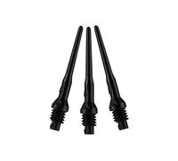 Viper Dart Accessoire : Tufflex II 2BA Filetage Fléchette avec Embout en Points (100 et 500 Packs), Mixte, Noir