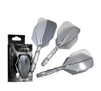 Viper Diamond Core Lot de 3 ailettes de fléchettes intégrées et système de Tige - Accessoire de fléchettes de précision avec polymères résistants pour Une Performance améliorée, Lot de 3, Tige