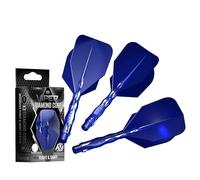 Viper Diamond Core Lot de 3 ailettes de fléchettes intégrées et système de Tige - Accessoire de fléchettes de précision avec polymères résistants pour Une Performance améliorée, Tige intermédiaire