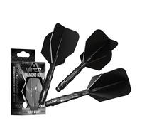 Viper Diamond Core Lot de 3 ailettes et tiges de fléchettes intégrées - Accessoire de fléchettes de précision avec polymères résistants pour Une Performance améliorée, Tige Moyenne, vol Standard n°6