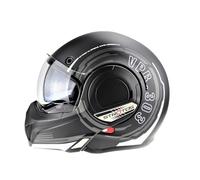 ViPER F242 P/J Reverse Flip Up Motorcycle Helmet - Double Visor Modular Jet Crash Helmet for Racing Sports Touring - Road Legal ECE22.05/22.06 Approved Motorbike Helmets (Revo Graphic,XL)