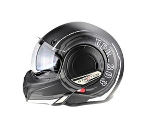 ViPER F242 P/J Reverse Flip Up Motorcycle Helmet - Double Visor Modular Jet Crash Helmet for Racing Sports Touring - Road Legal ECE22.05/22.06 Approved Motorbike Helmets (Revo Graphic,XL)