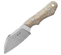Viper HANDY2 Sheepfoot Stonewash M390, Micarta Canvas Naturel, Étui Kydex VT4050CN
