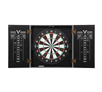 Viper - Hideaway - Jeu de fléchettes avec Cible en Acier, Plateau réversible avec Option de Jeu de Baseball, Deux Jeux de fléchettes Inclus, Tableaux de Score à la Craie et Finition Noire Mate